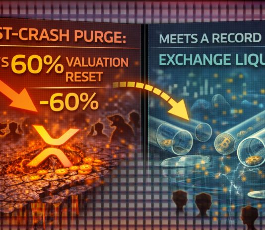 Submit-Crash Purge: XRP’s 60% Valuation Reset Meets a File Low in Trade Liquidity