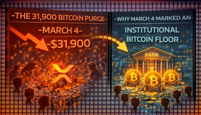 The 31,900 Bitcoin Purge: Why March Four Marked An Institutional Bitcoin Flooring