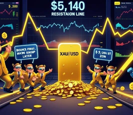 Gold (XAU/USD) Value Prediction: Analysts Eye $5,140 Rebound Earlier than Potential Drop to $4,800 as IAU Holds Bullish Bias