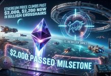 Ethereum Worth Climbs Previous $2,000, $2,200 Now in Bullish Crosshairs