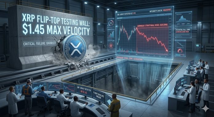 XRP Worth its Wall at $1.45, Draw back Dangers Start Constructing