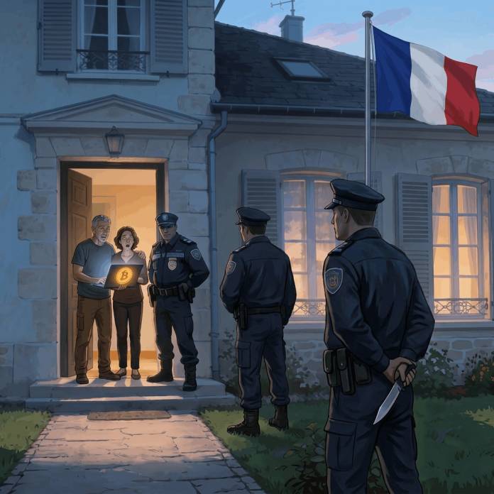 Bitcoin Theft: French Couple Held Hostage As Pretend Cops Steal €900Ok in BTC