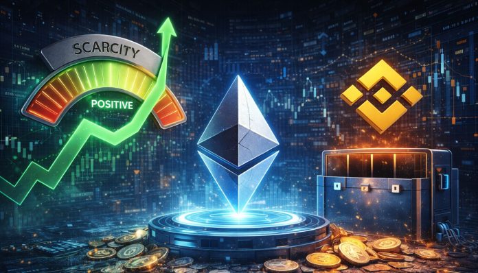 The $2,050 Pivot: Ethereum Shortage Index Turns Optimistic As Binance Provide Tightens
