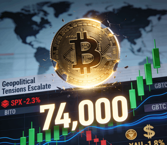 Bitcoin Worth Hits $74Ok As Geopolitical Tensions Spike, Is BTC Poised For a Contemporary Leg Down?