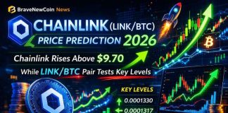 Chainlink Rises Above $9.70 Whereas LaINK BTC Pair Exams Key Ranges