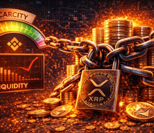 XRP Provide Tightens On Binance As Shortage Index Alerts Restricted Liquidity