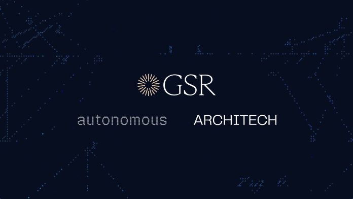 GSR Acquires Autonomous and Architech to Launch Built-in Capital Markets and Treasury Platform for Crypto GSR Acquires Autonomous and Architech to Launch Built-in Capital Markets and Treasury Platform for Crypto