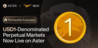 Aster Expands WLFI Collaboration, Launches USD1-Denominated Perpetual Markets