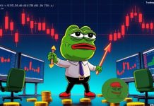 Pepe Coin Worth Prediction: PEPE Falls 7% After Rejection at $0.0000041, Key Help at $0.0000035 in Focus