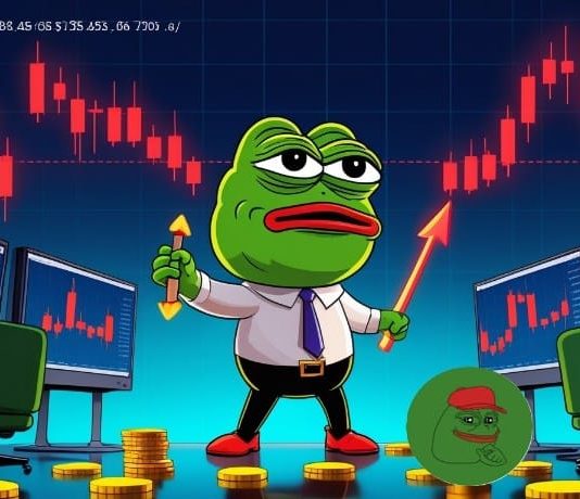 Pepe Coin Worth Prediction: PEPE Falls 7% After Rejection at $0.0000041, Key Help at $0.0000035 in Focus