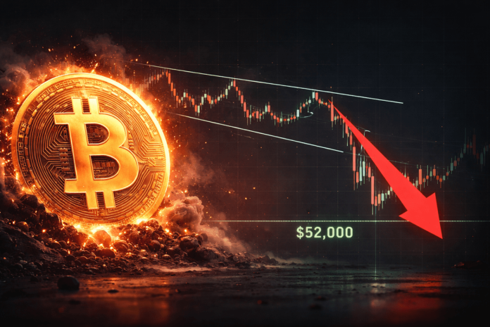 Bitcoin Dangers Drop To $52,000, Veteran Analyst Aksel Kibar Says