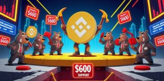 BNB Worth Prediction: Bearish Construction Holds as $655 Provide Caps Upside Whereas $600 Help Stays at Danger