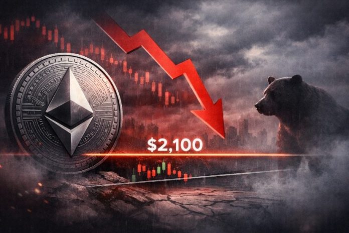 Ethereum (ETH) Worth Prediction: Purchase Wall at $2,100 Faces Strain as Weak Construction Alerts Attainable Breakdown
