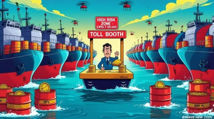 US-Iran Conflict Escalates as Hormuz Toll Plan Emerges, Elevating Stakes for International Oil Routes