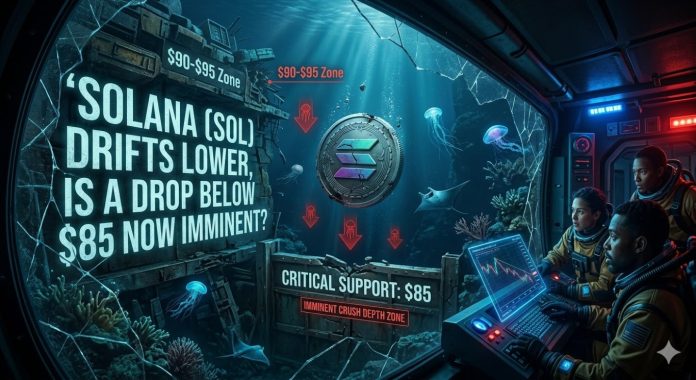 Solana (SOL) Drifts Decrease, Is a Drop Beneath $85 Now Imminent?