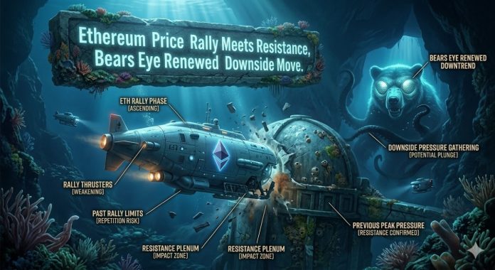 Ethereum Worth Rally Meets Resistance, Bears Eye Renewed Draw back Transfer