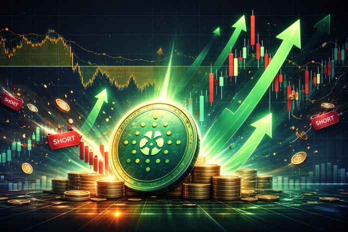 Cardano Backside Sign? Shorts Hit Highest Degree Since June 2023