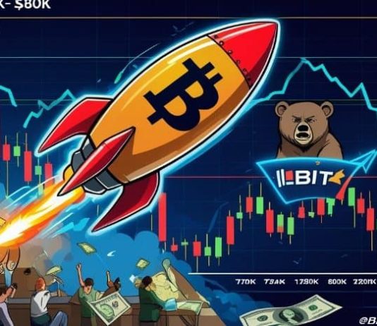Bitcoin (BTC) Worth Prediction: BTC Eyes $74Ok–$80Ok Liquidity Sweep Earlier than Potential Correction as IBIT Tracks Bear Flag