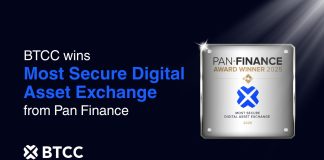 BTCC Wins Most Safe Digital Asset Alternate by Pan Finance, Marking 15 Years of zero Safety Breaches