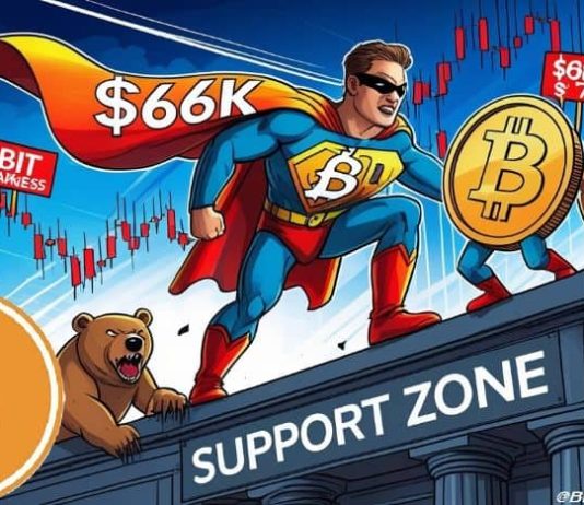 Bitcoin (BTC) Worth Prediction: BTC Defends $66Ok Help—$75Ok Bounce Forward or Deeper Drop as IBIT Weak point Builds?