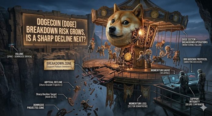 Dogecoin (DOGE) Breakdown Threat Grows, Is a Sharp Decline Subsequent?
