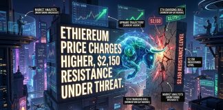 Ethereum Value Costs Larger, $2,150 Resistance Beneath Menace