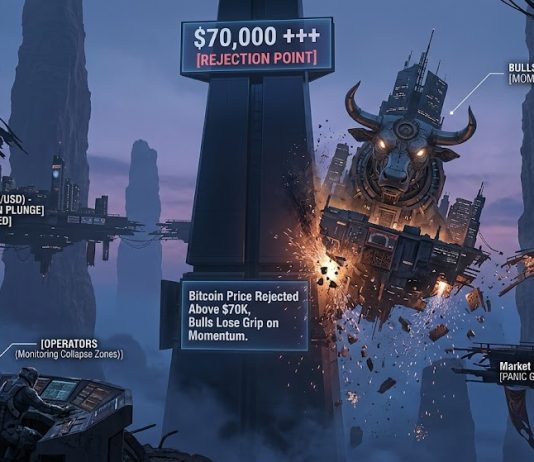 Bitcoin Value Rejected Above $70Ok, Bulls Lose Grip on Momentum