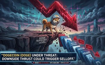 Dogecoin (DOGE) Beneath Risk, Draw back Thrust Might Set off Selloff Dogecoin (DOGE) Beneath Risk, Draw back Thrust Might Set off Selloff