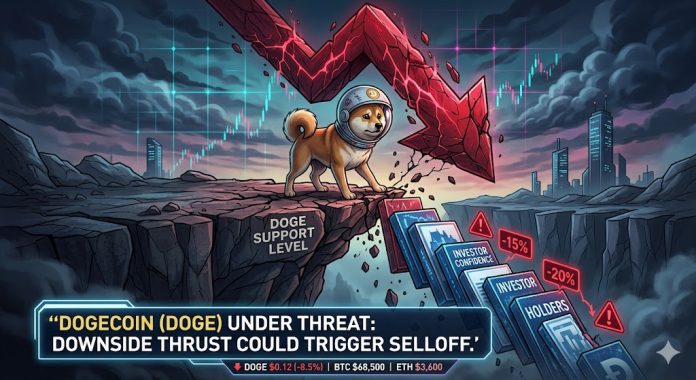 Dogecoin (DOGE) Beneath Risk, Draw back Thrust Might Set off Selloff