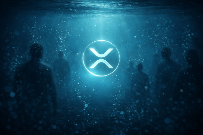 XRP 1-Yr MVRV Falls To -41%, Lowest Since FTX Crash