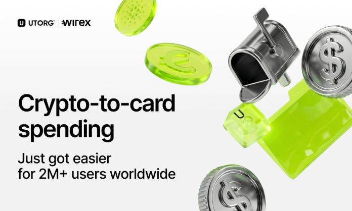Wirex and Utorg Convey Seamless Crypto-to-Card Spending to 2M+ Customers Worldwide