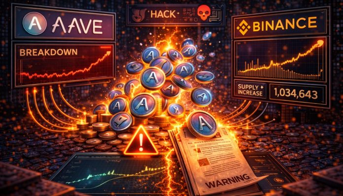 Aave Breakdown Deepens With Provide Flooding Again To Binance. Study What Triggered The Rush
