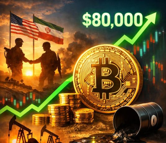 Skilled Forecasts Bitcoin Surge To $80,000 Amid US-Iran Ceasefire And Oil Value Drop