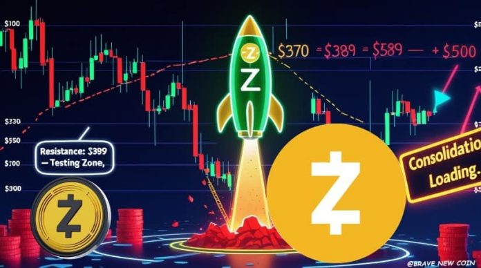 Zcash (ZEC) Value Prediction: 50% April Surge Drives Breakout Above $370—Eyes on $389 and $500 Ranges