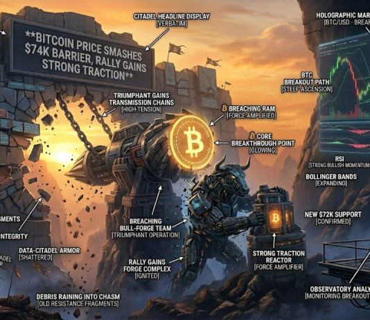 Bitcoin Worth Smashes $74Ok Barrier, Rally Positive factors Robust Traction