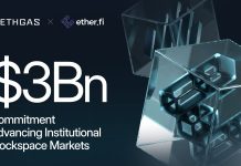 ETHGas and ether.fi Strike $3Bn Deal to Advance Institutional Blockspace Markets