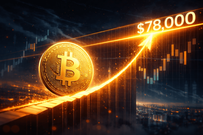 Bitcoin Bulls Eye $78,000, However Glassnode Urges Warning Bitcoin Bulls Eye $78,000, However Glassnode Urges Warning