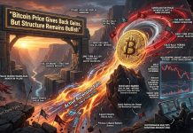 Bitcoin Value Provides Again Positive aspects, However Construction Stays Bullish