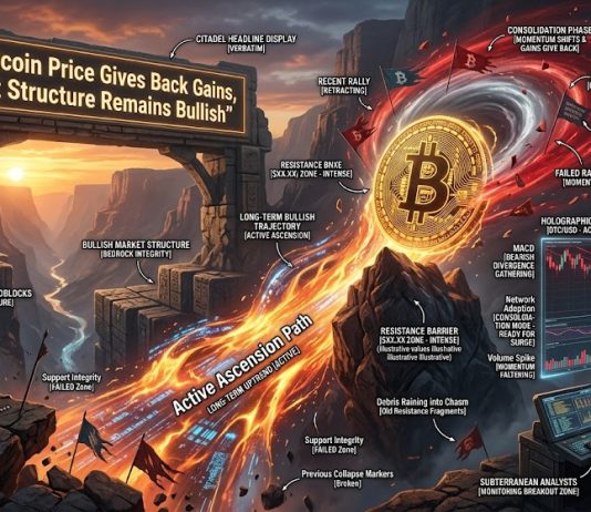 Bitcoin Value Provides Again Positive aspects, However Construction Stays Bullish