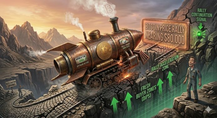 Bitcoin Worth Rally Nears $80Okay, Dips Might Draw Contemporary Consumers