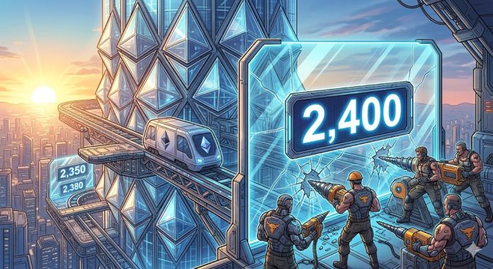 Ethereum Worth Climbs Progressively, Can Bulls Break $2,400 Barrier?
