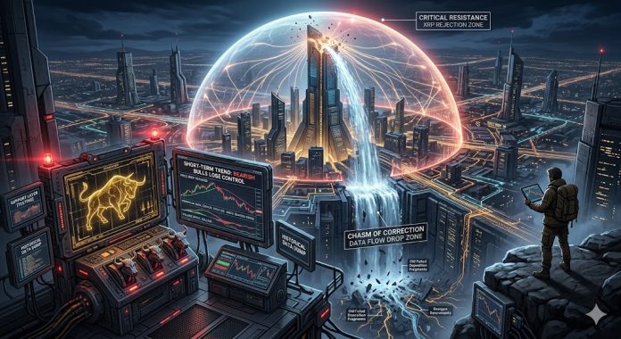 XRP Worth Rejection Sparks Drop, Bulls Lose Brief-Time period Management