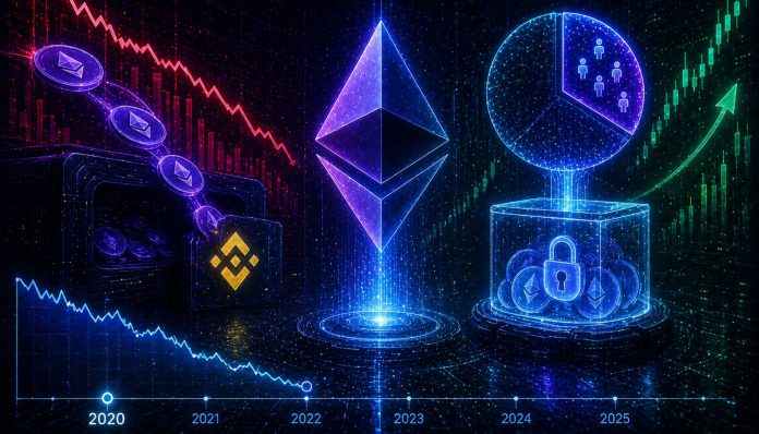 Binance Ethereum Provide Hits 2020 Ranges Whereas Staking Locks A Third: Repricing Forward?