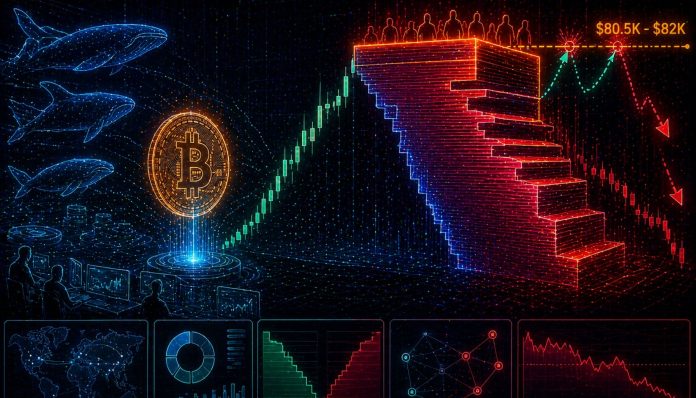 Bitcoin Giant Gamers Have Constructed A Promote Wall At $80.5K–$82Ok – Spoofing Or Structural Provide?