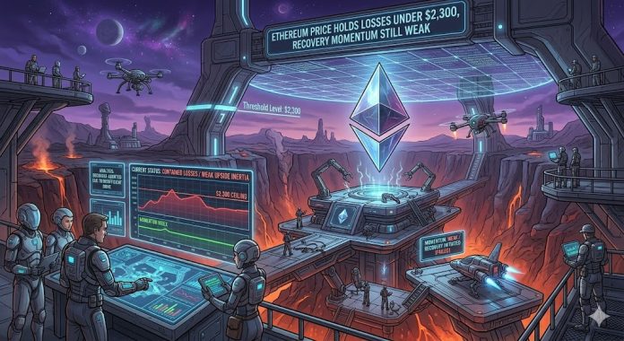 Ethereum Worth Holds Losses Underneath $2,300, Restoration Momentum Nonetheless Weak