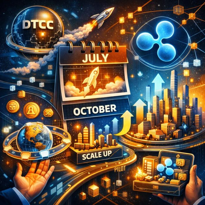 DTCC Tokenized Securities Roadmap: Pilot In July, Scale Up In October—With Massive Names Like Ripple