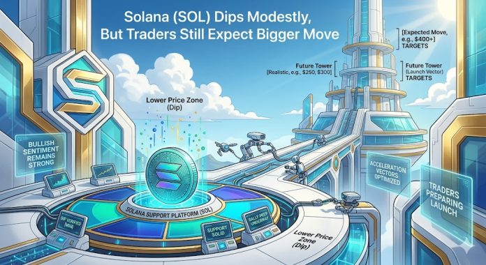 Solana (SOL) Dips Modestly, However Merchants Nonetheless Count on Larger Transfer