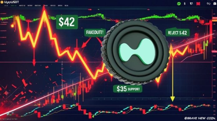 Hyperliquid (HYPE) Value Prediction: Merchants Watch Key $42 Degree After Sharp Rejection as Bears Eye $35 Assist