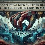Bitcoin Value Dips Additional Beneath $80Ok—Bears Tighten Grip On Market