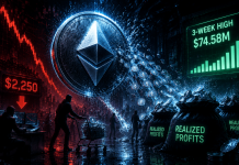 Ethereum Dips To $2,250 As Dealer Revenue-Taking Hits 3-Week Excessive
